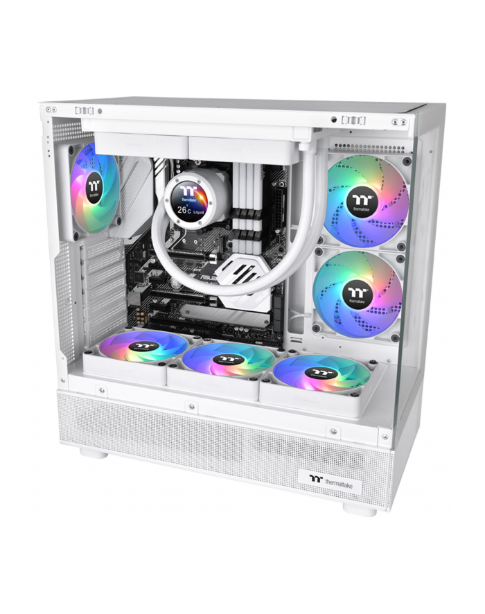 Thermaltake CT120 Reverse ARGB Sync PC Cooling Fan White 2 Pack główny