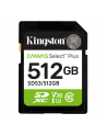 Kingston Canvas Select Plus 512 GB SDXC Memory Card UHS-I U3, Class 10, V30 - nr 1