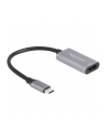 DeLOCK USB adapter, USB-C male > HDMI female 4K 60hz grey, 15cm, HDR and HDCP - nr 1