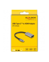 DeLOCK USB adapter, USB-C male > HDMI female 4K 60hz grey, 15cm, HDR and HDCP - nr 2