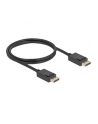 DeLOCK cable DisplayPort 2.1 male > DisplayPort male, 16K, 80 Gbps black, 1 meter - nr 1