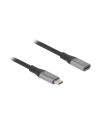DeLOCK USB4 Gen 3x2 extension cable 40 Gbps, USB-C male > USB-C female black/grey, 2 meters, PD 3.1, charging with 240 watts - nr 1