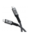 goobay USB4 Gen 3x2 cable, USB-C male to USB-C male, 40Gbit/s black/grey, 1.5 meters, PD, charging up to 240 watts - nr 10
