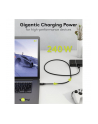 goobay USB4 Version 2.0 cable, USB-C plug > USB-C plug, 80Gbit/s black, 1.2 meters, charging with up to 240 watts - nr 12