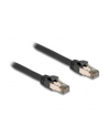 DeLOCK RJ-45 network cable Cat.6a U/FTP ultra flexible black, 15 meters, inner stainless steel jacket - nr 1