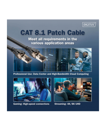 Digitus Cat 8.1 S-FTP Patch Cable, 5 meters, black nr 2