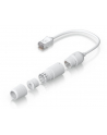 Ubiquiti Easy Cable Cat.6a F/UTP extension cable, 2-pack BIAŁY, 15cm cable, waterproof cap - nr 6