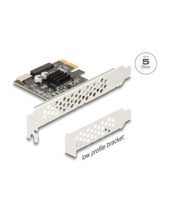 DeLOCK PCI Express x1 > 1in. USB 5 Gbps Type-E Key A, 90344, USB controller główny