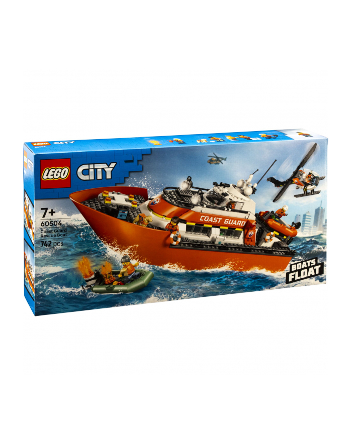LEGO City 60504  Coast Guard Rescue Boat 'amp; Helicopter główny
