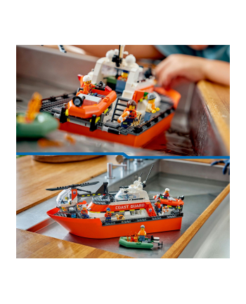 LEGO City 60504  Coast Guard Rescue Boat 'amp; Helicopter