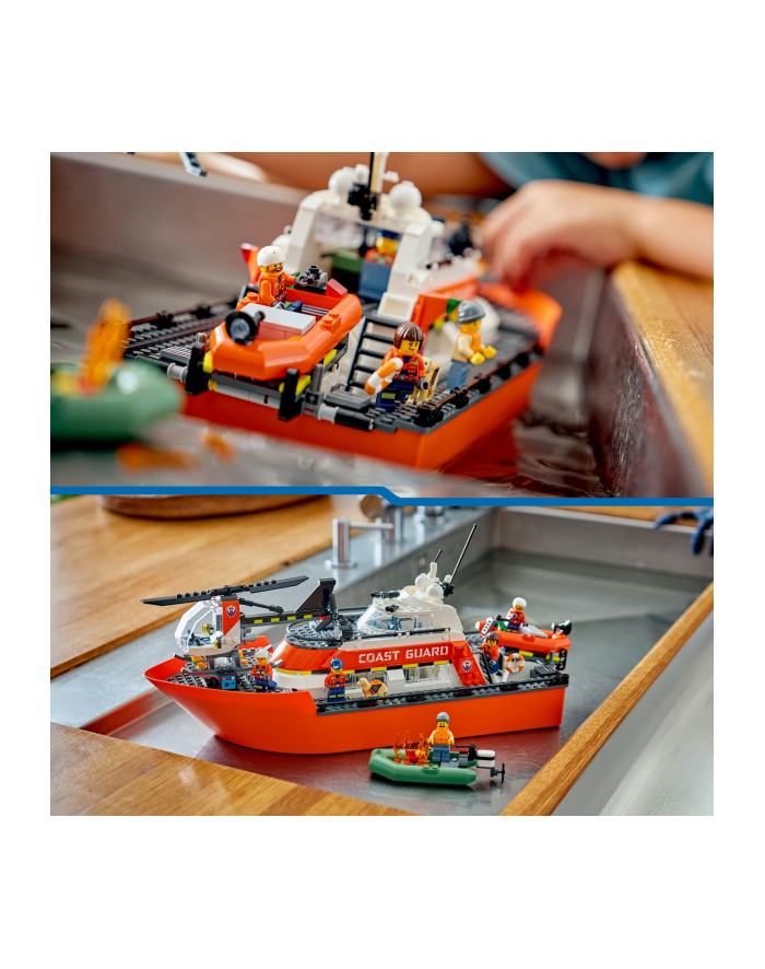LEGO City 60504  Coast Guard Rescue Boat 'amp; Helicopter główny