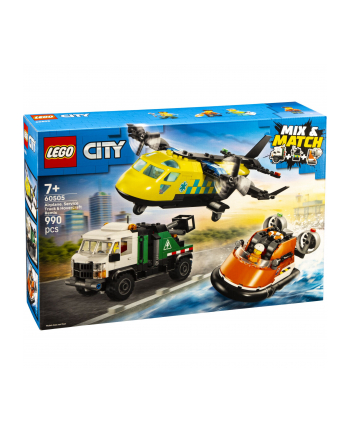 LEGO City 60505        Airplane, Service Truck 'amp; Hovercraft Remix