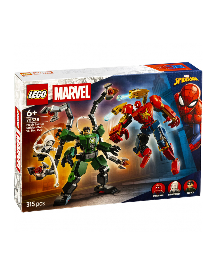 LEGO Marvel Super Heroes 76338 Mech-Battle:Spider-Man vs. Doc główny