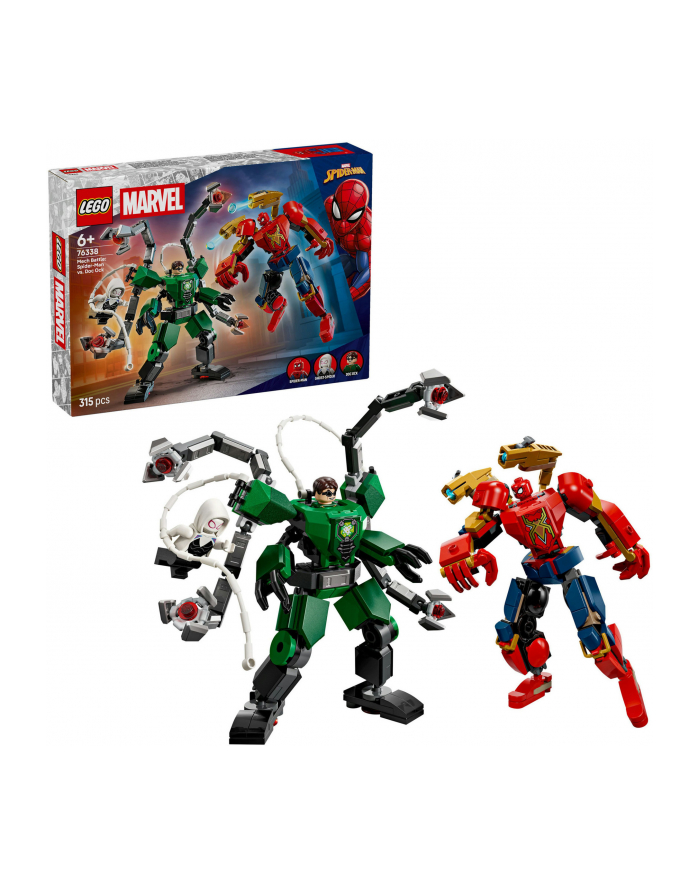 LEGO Marvel Super Heroes 76338 Mech-Battle:Spider-Man vs. Doc główny