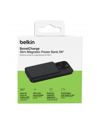 Belkin BoostCharge Slim 5000mAh mag.Powerb. 7,5W schw.BPD010hqBK nr 1