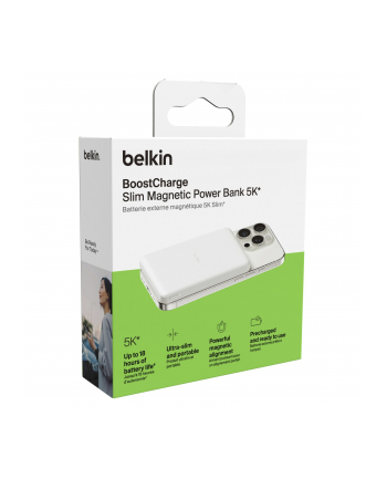 Belkin BoostCharge Slim 5000mAh mag.Powerb. 7,5W biały BPD010hqWH nr 2