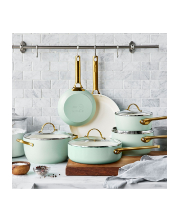 GreenPan Padova Reserve 6 Tlg Topf'amp;Pfannenset Grün nr 2