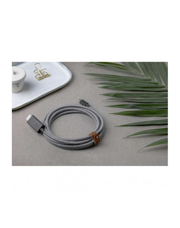 Native Union Belt Cable USB-C to HDMI 3m Zebra główny