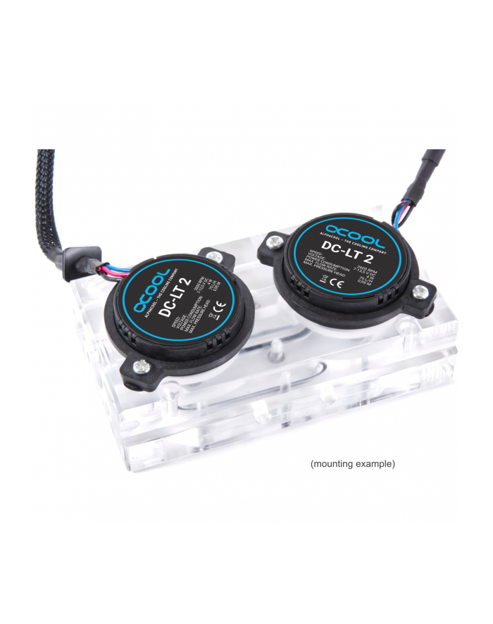 Alphacool DC-LT 2 - 2600rpm Ceramic - 12V DC - (3 phase sine PCB) (black) główny