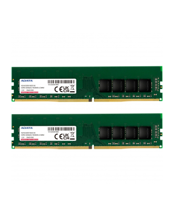 ADATA DDR4 - 16GB - 3200 - CL - 22 (2x 8 GB) dual kit, RAM (green, AD4U32008G22-DTGN, Premier)