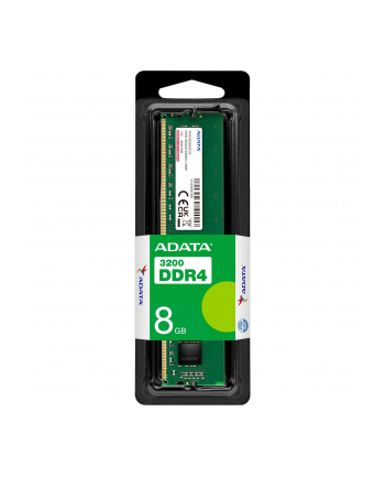 ADATA DDR4 - 8GB - 3200 - CL - 22, Single (1x 8 GB), green memory, AD4U32008G22-SGN, Premier nr 2