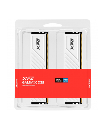 ADATA DDR4 - 64GB - 3200 - CL - 16 (2x 32 GB) dual kit, memory (BIAŁY, AX4U320032G16A-DTWHD35, XPG Gammix D35, INTEL XMP) nr 1