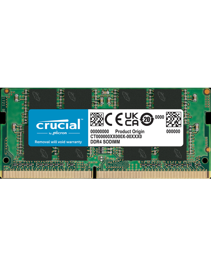 Crucial DDR4 - 8GB - 3200 - CL - 16 Retail, Single, TRAY (CT8G4SFRA32AT) główny