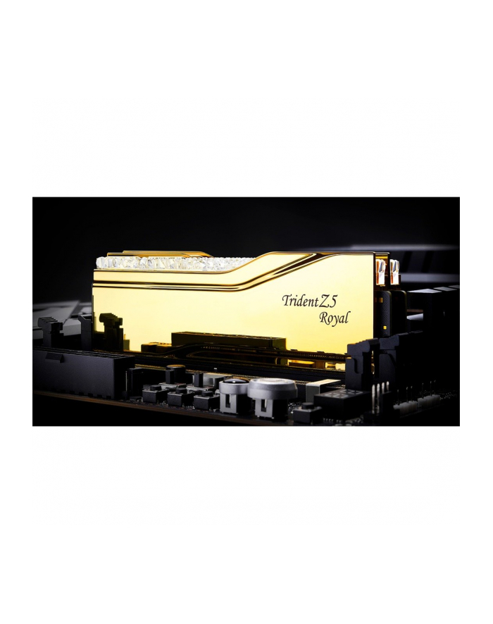 G.Skill DDR5 - 32GB - 6000 - CL - 28, single (gold, F5-6000J2836G16GX2-TR5G, Trident Z5 Royal RGB, INTEL XMP) główny