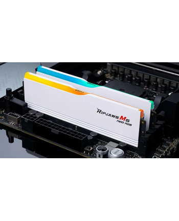 G.Skill DDR5 - 32GB - 6000 - CL - 36 (2x 16 GB) dual kit, memory (BIAŁY, F5-6000J3636F16GX2-RM5NRW, Ripjaws M5 Neo RGB, AMD EXPO)