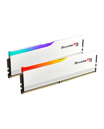 G.Skill DDR5 - 64GB - 6800 - CL - 34 (2x 32 GB) Dual Kit, White Memory, F5-6800J3445G32GX2-RM5RW, Ripjaws M5 RGB, INTEL XMP nr 2