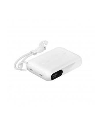 Belkin Powerbank mit Display 20W 10.000mAh USB-C biały  BPB027hqWH
