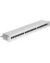 DeLOCK 19  patch panel 24 port Cat.6 (grey, 1 U) - nr 12