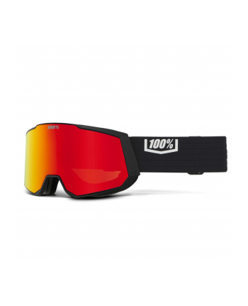 100% 100percent SNOW - SNOWCRAFT XL Goggle Black Red ML Mirror