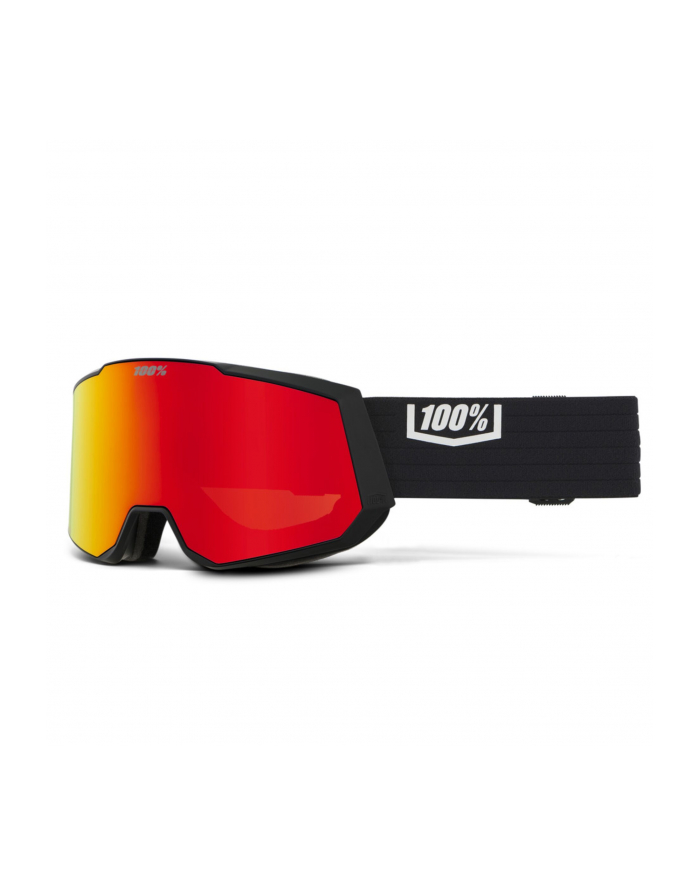 100% 100percent SNOW - SNOWCRAFT XL Goggle Black Red ML Mirror główny