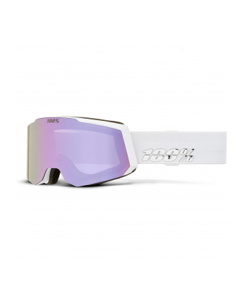 100% 100percent SNOW - SNOWCRAFT S Goggle White HiPER Lavender Mir.