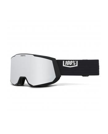 100% 100percent SNOW - SNOWCRAFT XL Black HiPER Silver Mirror