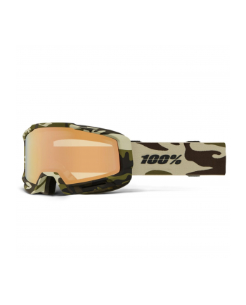 100% 100percent SNOW - OKAN HiPER Camo Copper ML Mirror