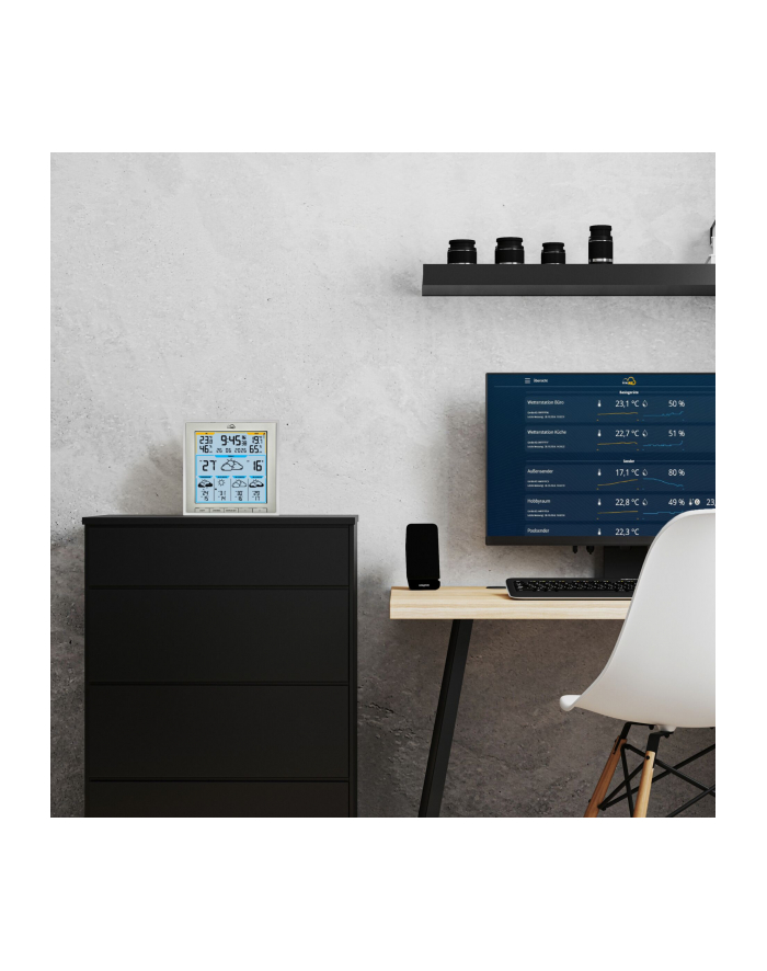 TFA TFA.me 35.8105.02   ID-08 WLAN Funk-Wetterstation     biały główny