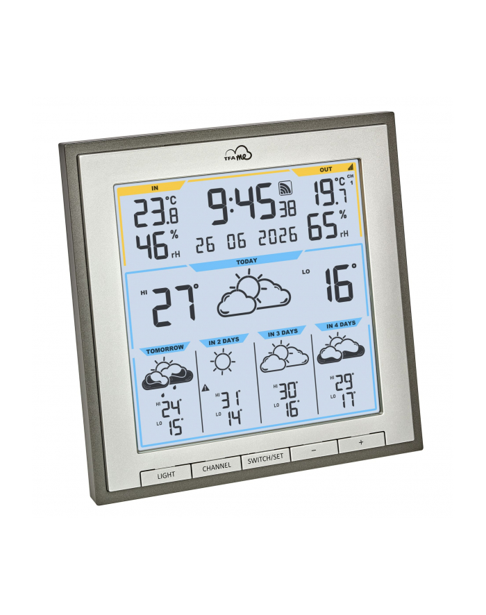 TFA TFA.me 35.8105.10   ID-08 WLAN Funk-Wetterstation     Szary główny