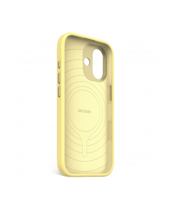 Decoded AntiMicrobial Silicone Backcover iPhone 17 Yuma Yellow nr 1