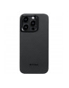 Pitaka MagEZ Case 4 600D for iPhone 15 Pro Black/Grey Twill - nr 1
