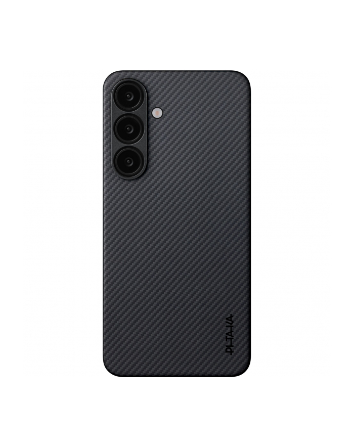 Pitaka Ultra-Slim Case for Samsung S25+ Black/Grey Twill główny