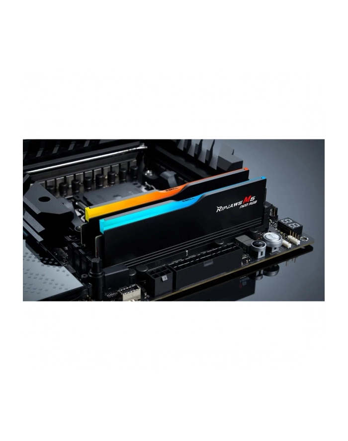 G.Skill DDR5 - 64GB - 6000 - CL - 32 (2x 32 GB) Dual Kit, memory (black, F5-6000J3238G32GX2-RM5NRK, Ripjaws M5 Neo, AMD EXPO) główny