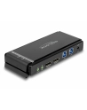 DeLOCK DisplayPort 1.4 KVM Switch, 8K 60Hz, USB 3.2 Gen 1, Audio, KVM Switch (grey/black) - nr 2