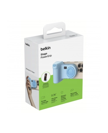 Belkin Stage Power Grip 9300mAh + 15W Powerbank blau CTA006hqBL