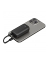 goobay power bank 5,000 mAh, integrated USB-C cable 13cm, 20 watt black, 5 Ah, 1x USB-A, 1x USB-C, PD, QC - nr 10