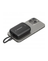 goobay power bank 10,000 mAh, integrated USB-C cable 13cm, 20 watt black, 10 Ah, 1x USB-A, 2x USB-C, PD, QC - nr 4