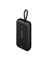 goobay power bank 20,000 mAh, integrated USB-C cable 13cm, 30 watts black, 20 Ah, 1x USB-A, 2x USB-C, PD, QC - nr 1