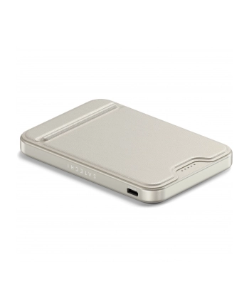 Satechi OntheGo Magnetic Qi2 Powerbank Stand 5000 mAh Sand