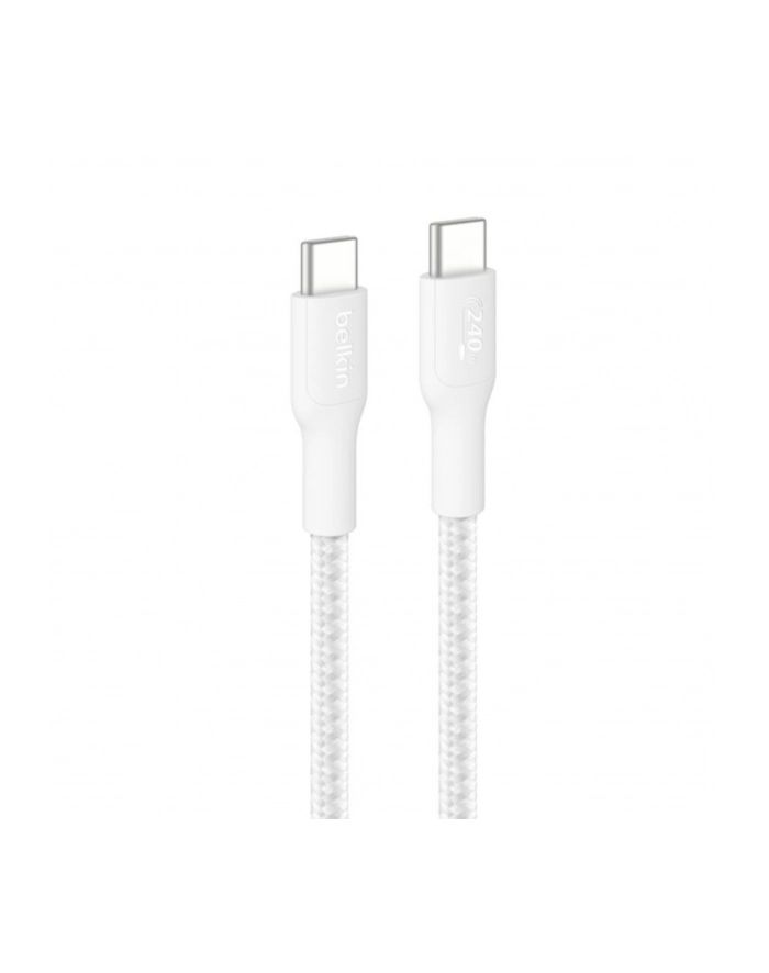 Belkin USB-C/USB-c Kabel 240W 3m geflochten, biały    CAB025hq3MWH główny